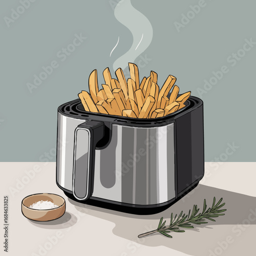 Digital air frying