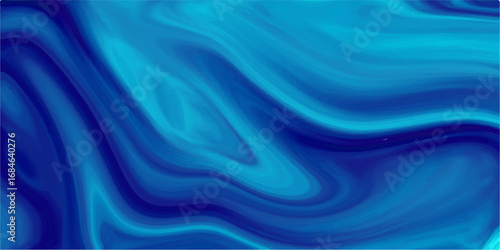 Smooth flowing digital blue silk waves create a soft, abstract background texture. Marble texture with waves and mixing oil paint Fluid ink water design. Marbleized Stripes With marble ink texture. 3d