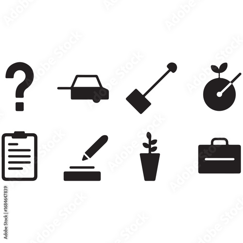 Business Strategy & Planning Icon Pack 
