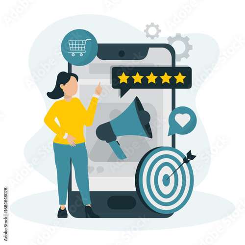 Social Media Marketing Illustration