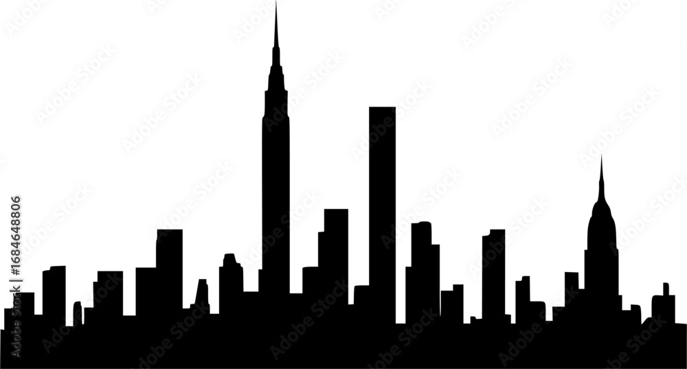 Fototapeta premium new york city skyline