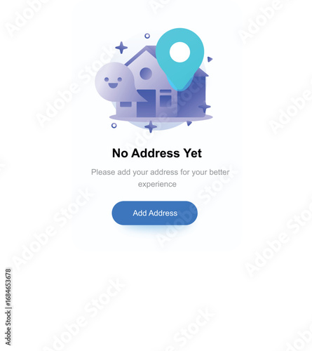 Empty State Illustration – No Address