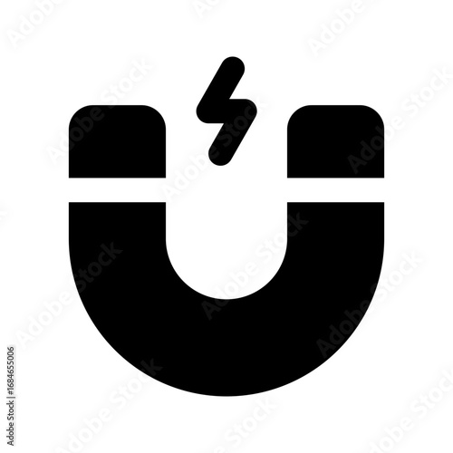 magnet glyph icon