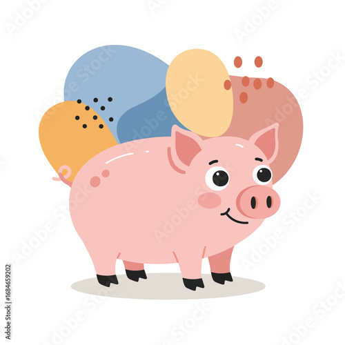 pink piggy bank