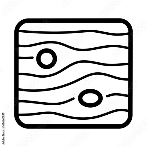 Wood icon design 