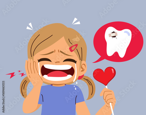 Cute cartoon illustration o...