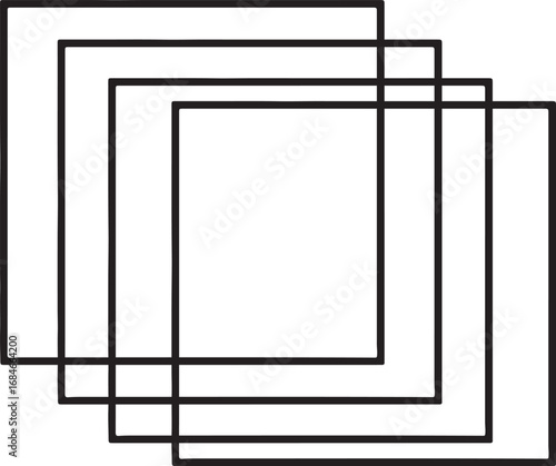 Minimalist Thin Frame in silhouette.