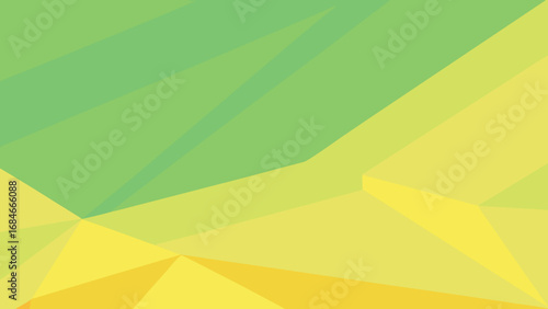 Abstract Polygonal Background with Green and Yellow Gradient geometric texture