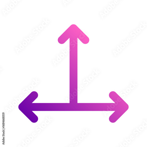 coordinate gradient icon