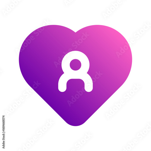 customer loyalty gradient icon
