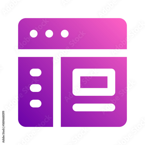 dashboard performance gradient icon