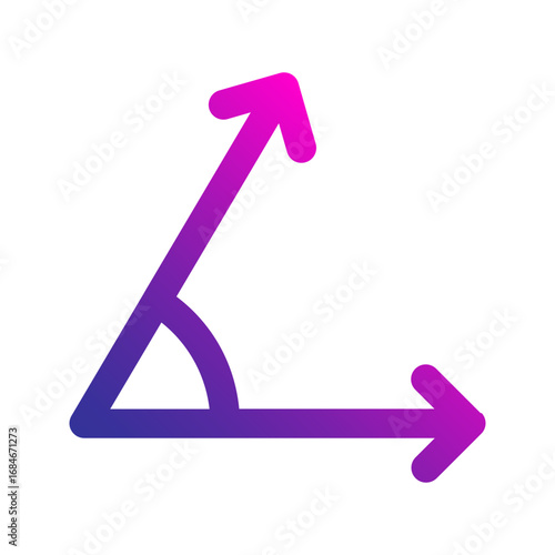 acute gradient icon