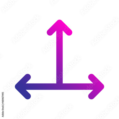 coordinate gradient icon