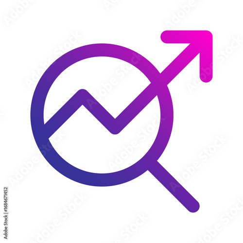 data analysis gradient icon
