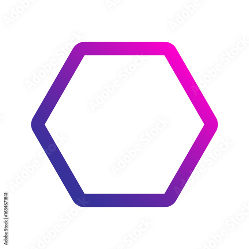 octagon gradient icon