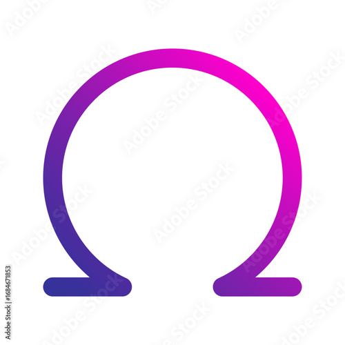 omega gradient icon