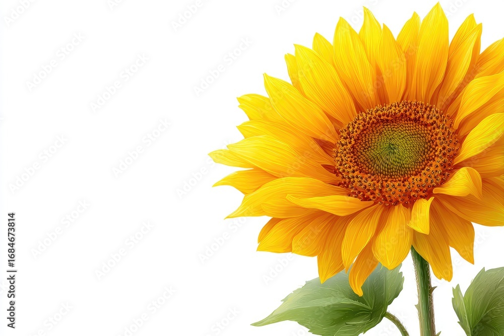 Obraz premium Vibrant sunflower close-up