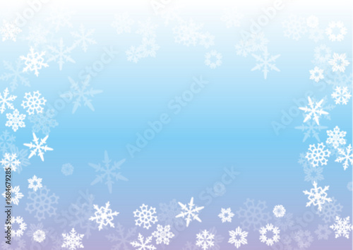 雪の結晶の背景素材