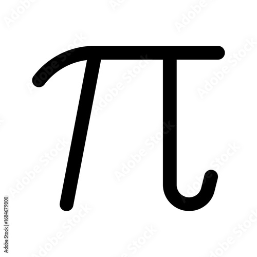 Pi line icon