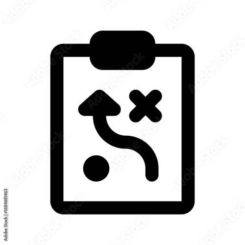 strategy line icon