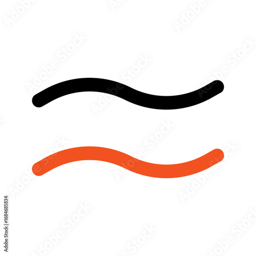 approximately equal outline color icon