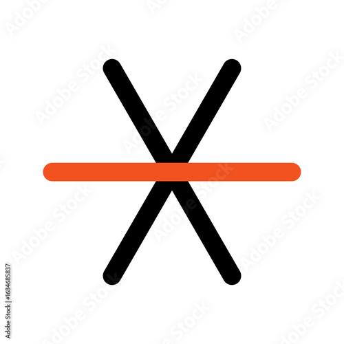 asterisk outline color icon