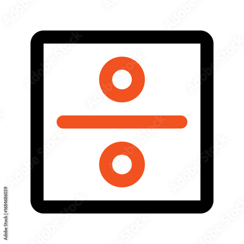 division outline color icon