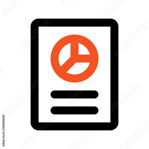 report outline color icon