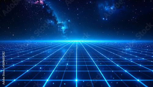 近未来風のグリット背景