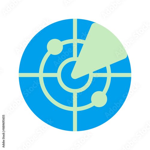 radar duo tone icon
