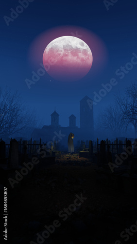 Grave On The Night Of Horror