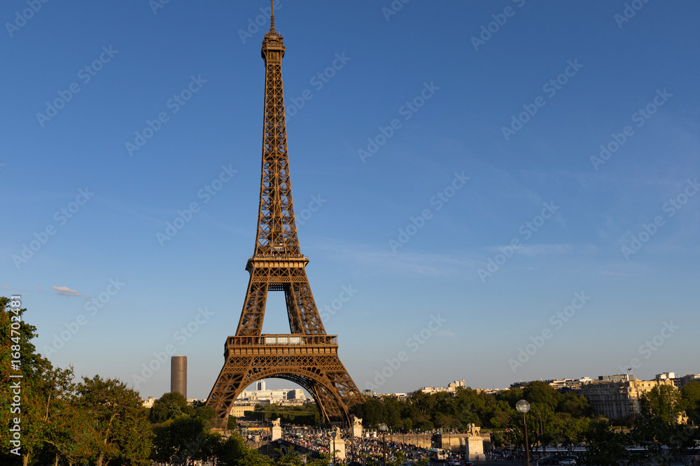 Fototapeta premium Paris, historical architecture of the city. Eiffel Tower. Paris France.