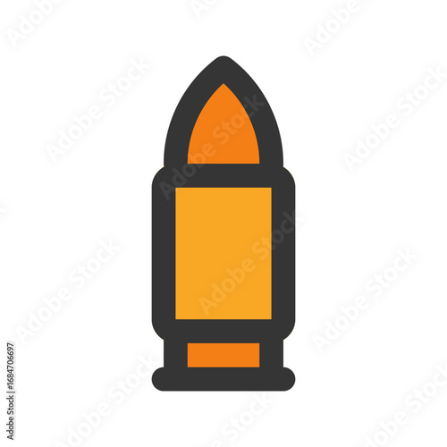 bullet outline fill icon