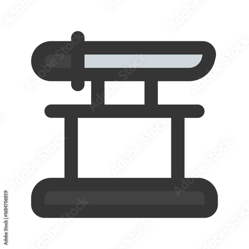 katana outline fill icon