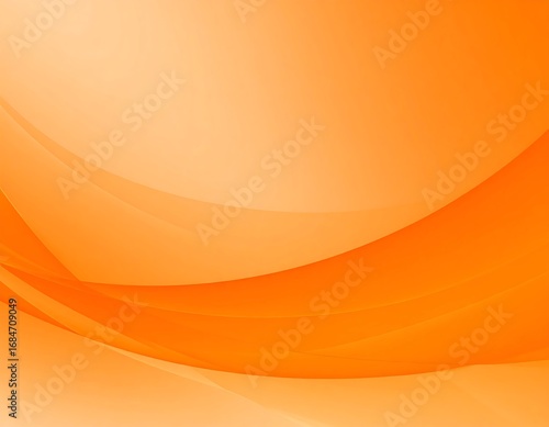 Abstract orange gradient curves