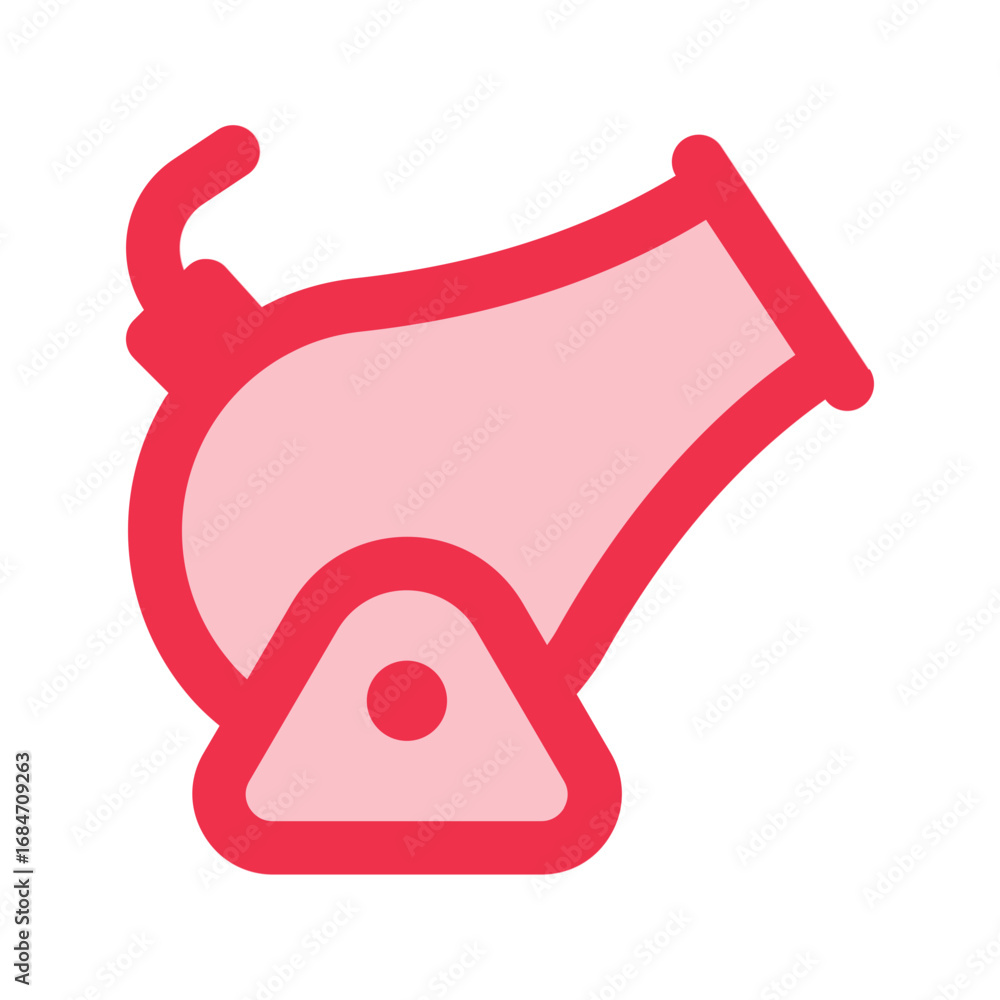 Obraz premium cannon outline fill icon
