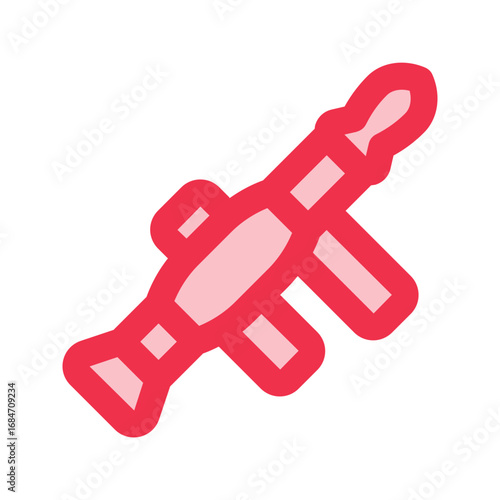 bazooka outline fill icon