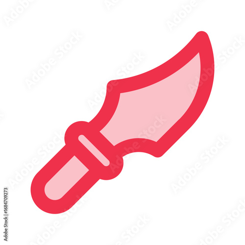 dagger outline fill icon