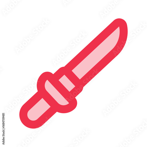 katana outline fill icon