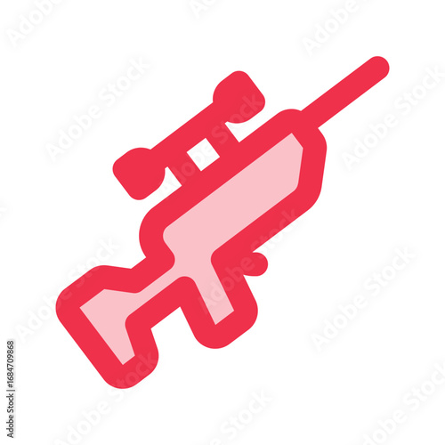 sniper outline fill icon