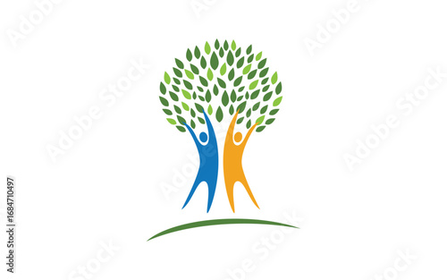 Tree leaf ecology nature  Healthy vegan concept element v4.44