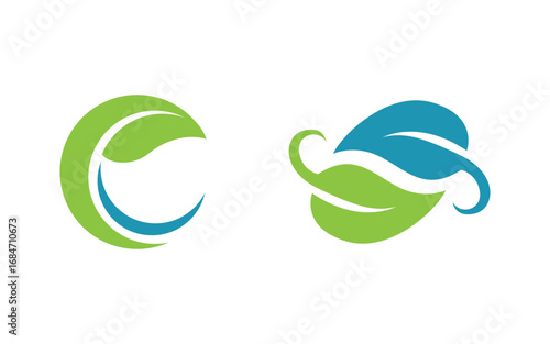 Tree leaf ecology nature  Healthy vegan concept element v4.51