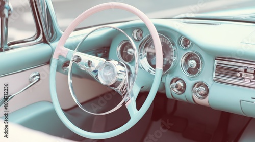 old car dashboard