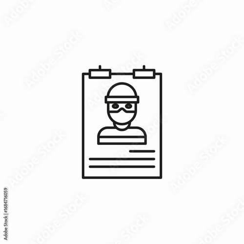 criminal wanted poster icon sign vector