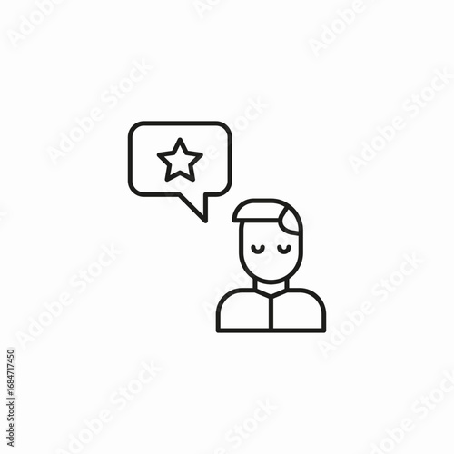 male favorite star icon sign vector
