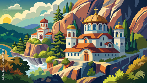The Rock-Hewn Churches of Ivanovo in Bulgaria display vivid medieval frescoes inside limestone cliffs, harmoniously blending art, devotion, and natural landscapes along the Rusenski Lom River.