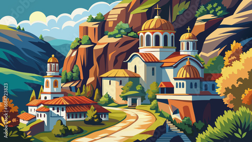The Rock-Hewn Churches of Ivanovo in Bulgaria display vivid medieval frescoes inside limestone cliffs, harmoniously blending art, devotion, and natural landscapes along the Rusenski Lom River.