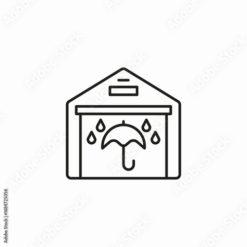 warehouse protection symbol icon sign vector