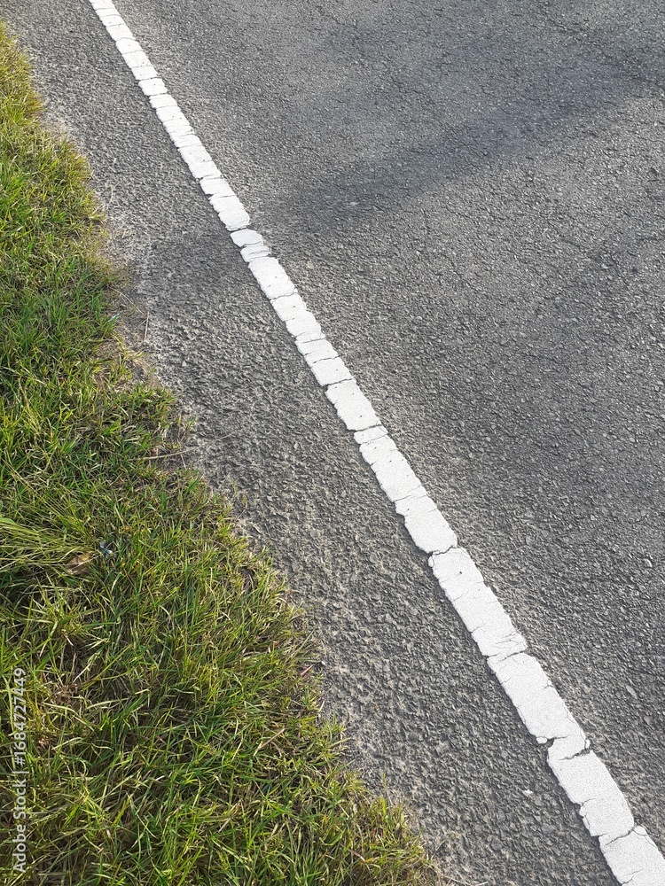 Obraz premium Expressway edge in rural Asia