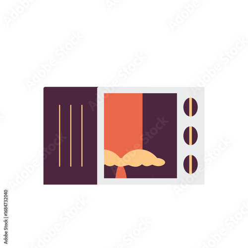Illustration of an Microwave
